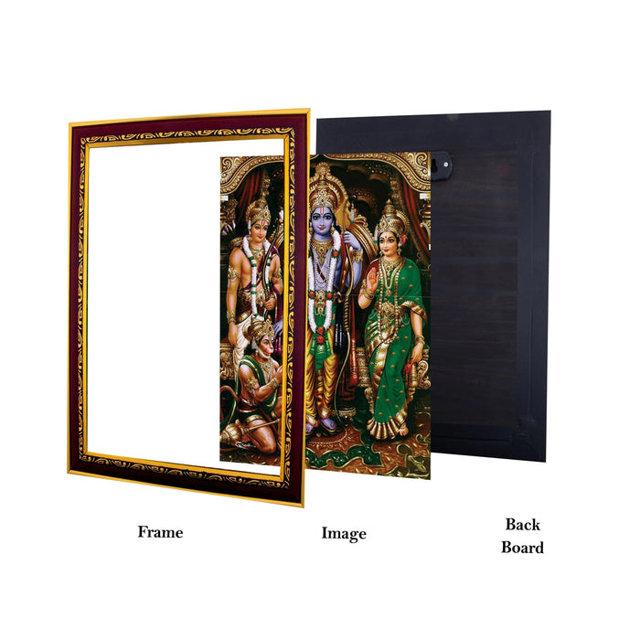 Ram Darbar Photo Frame | Picture Frame for Pooja Room Decor