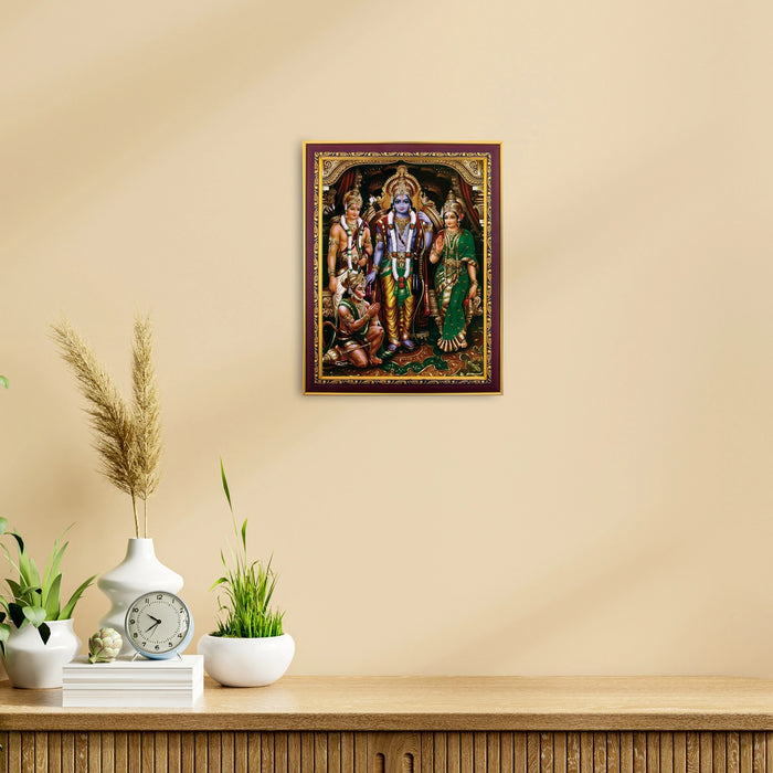 Ram Darbar Photo Frame | Picture Frame for Pooja Room Decor