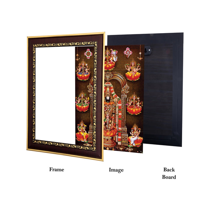 Perumal with Ashtalakshmi Photo Frame | Picture Frame for Pooja Room Decor