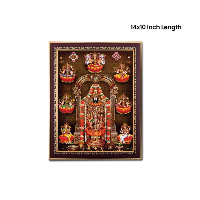 Perumal with Ashtalakshmi Photo Frame | Picture Frame for Pooja Room Decor