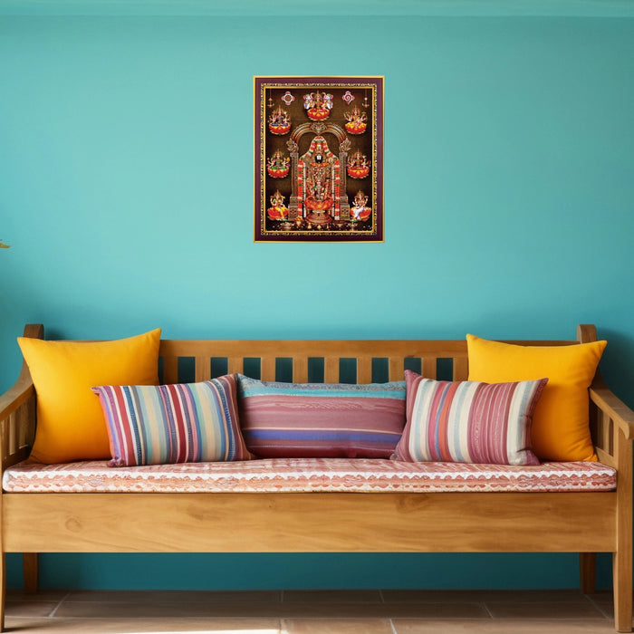Perumal with Ashtalakshmi Photo Frame | Picture Frame for Pooja Room Decor