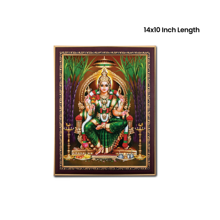Sri Rajarajeshwari/ Lalitha/ Tripura Sundari Mata Photo Frame | Picture Frame for Pooja Room Decor