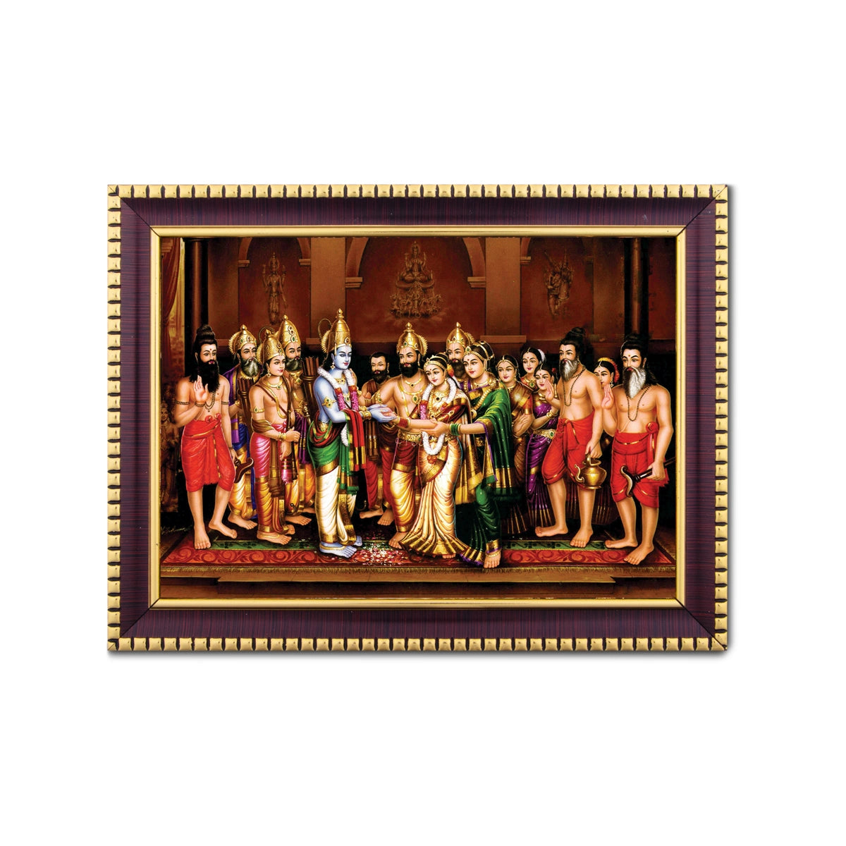 Giri - Seetha Kalyanam Photo Frame | Hindu God Photo Frames