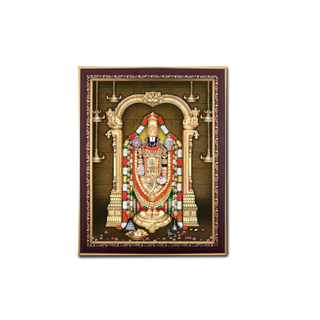 Tirupati Balaji Photo Frame | Picture Frame for Pooja Room Decor