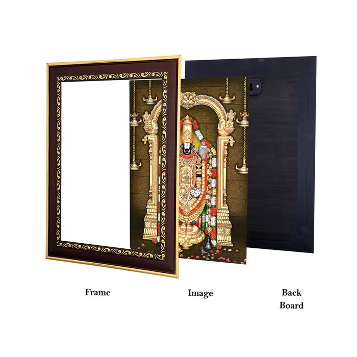 Tirupati Balaji Photo Frame | Picture Frame for Pooja Room Decor