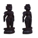 Marapachi Bommai Pair - 8 x 2.75 Inches | Wooden Statue/ Marapachi Doll for Home Decor - Marapachi Bommai