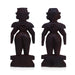 Marapachi Bommai Pair - 8 x 2.75 Inches | Wooden Statue/ Marapachi Doll for Home Decor - Marapachi Bommai
