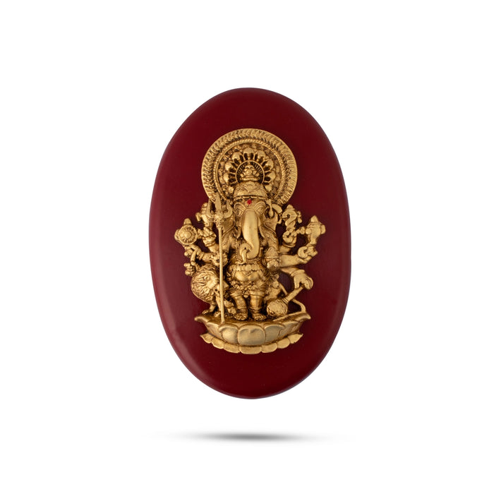 Subha Drishti Ganapathi - 6 x 4 Inches | Drishti Ganesha Wall Hanging for Home Decor - Wall Hanging