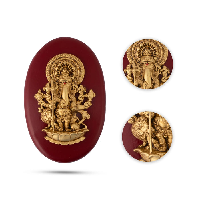 Subha Drishti Ganapathi - 6 x 4 Inches | Drishti Ganesha Wall Hanging for Home Decor - Wall Hanging