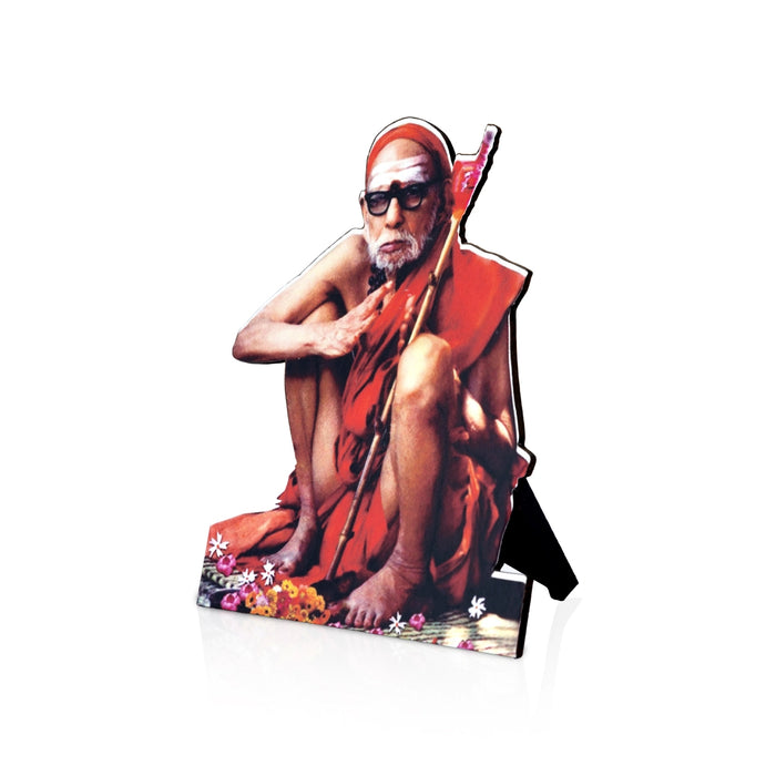 God Photo Stand - 4 x 3.25 Inches | Photo Frame Cutout/ Picture Frame Cutout for Home Decor/ Assorted Design - Hindu God Photos & Frames