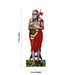 Maha Periyava Photo Frame Cut Out With Back Stand - 9 x 3 Inches | Sri Sankaracharya Picture Frame Cut Out for Home - Hindu God Photos & Frames
