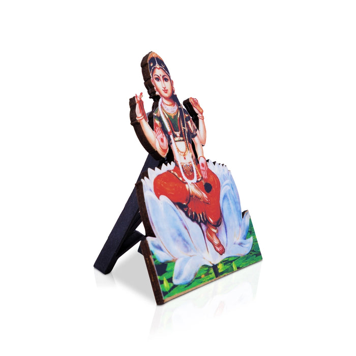 Balambigai Photo Frame - 4 x 3.5 Inches | Deity Cut Out With Back Stand/ Balambigai Picture Cut Out for Pooja space