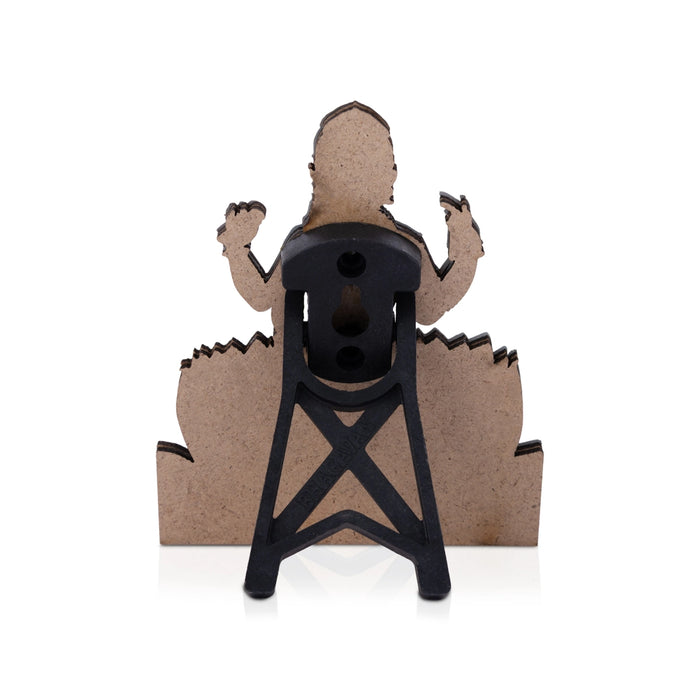 Balambigai Photo Frame - 4 x 3.5 Inches | Deity Cut Out With Back Stand/ Balambigai Picture Cut Out for Pooja space