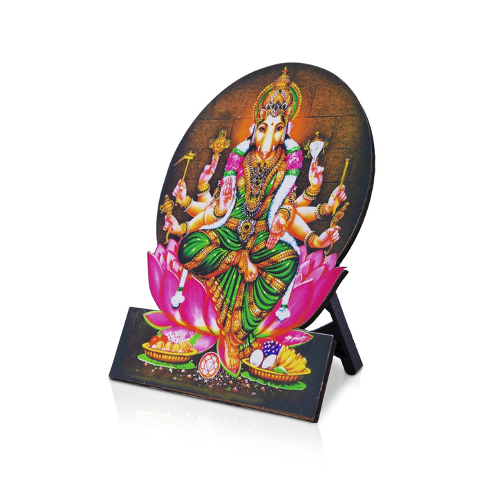 Varahi Cutout Stand - 6 x 4.25 Inches | Meenakshi Photo Holder / Picture Stand for Home Decor