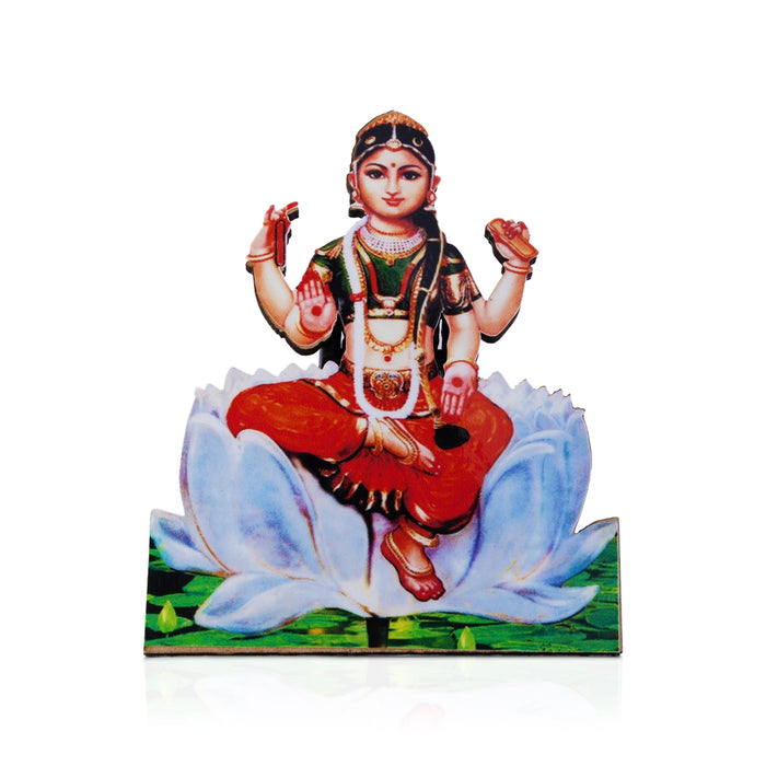 Balambigai Photo Frame - 6 x 4.5 Inches | Balambigai Picture Cut Out/ Deity Cut Out With Back Stand for Pooja space
