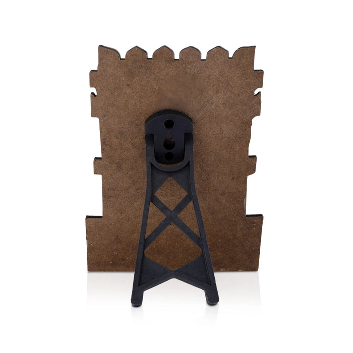 Raghavendra Cut Out - 6 x 4.5 Inches | Photo Cut Out with Back Stand/ Ragavendra Photo Frame for Home