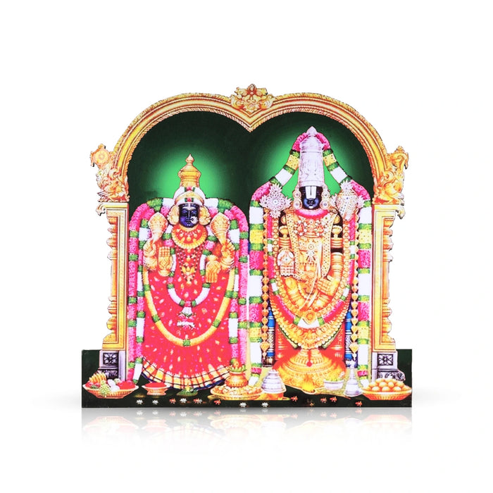 Kamakshi Cutout Stand - 6 x 7 Inches | Kamatchi Photo Holder / Picture Stand for Home Decor