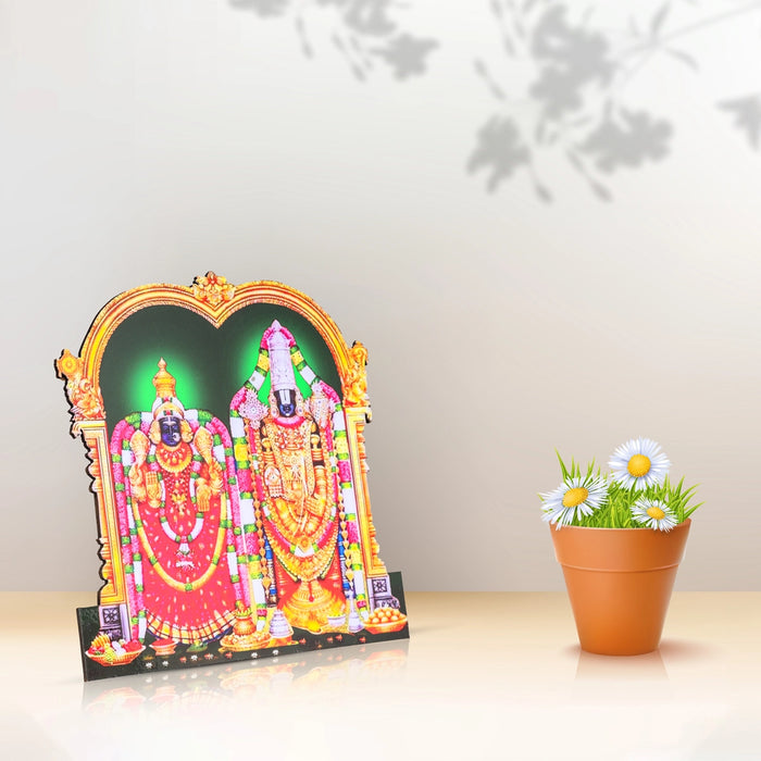Kamakshi Cutout Stand - 6 x 7 Inches | Kamatchi Photo Holder / Picture Stand for Home Decor