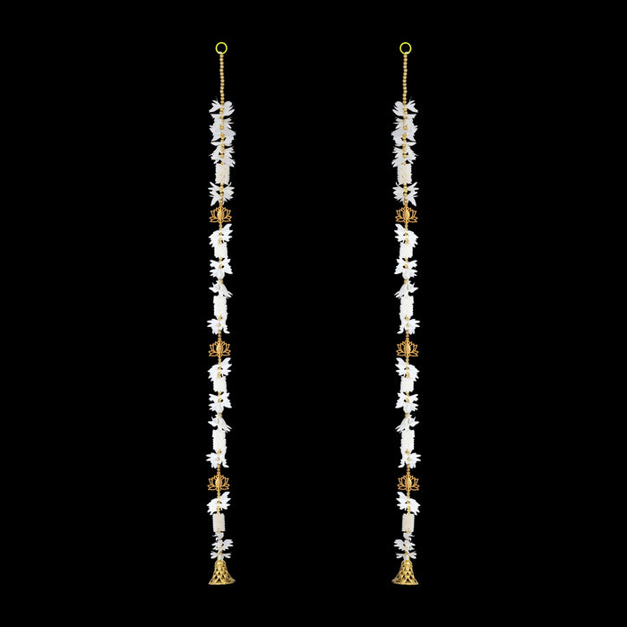 Side Thoran - 3 Feet | 2 Pcs / Hanging Decor / Fancy Ladi / Decorative Thoranam for Festivals