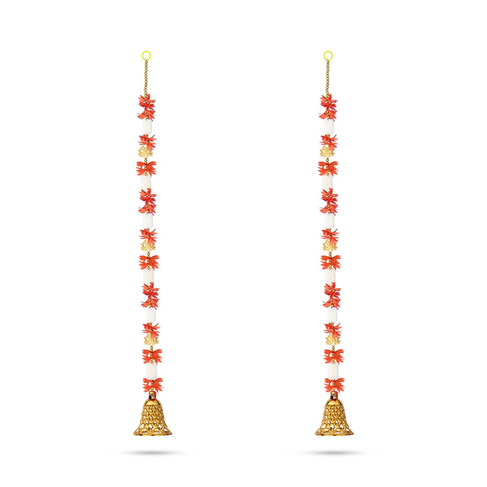 Side Thoran - 3 Feet | 2 Pcs / Hanging Decor / Fancy Ladi / Decorative Thoranam for Festivals