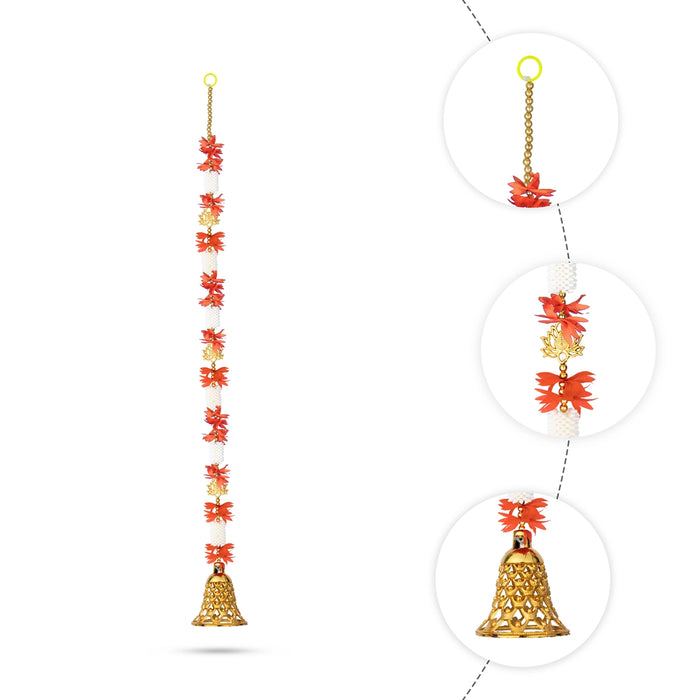 Side Thoran - 3 Feet | 2 Pcs / Hanging Decor / Fancy Ladi / Decorative Thoranam for Festivals