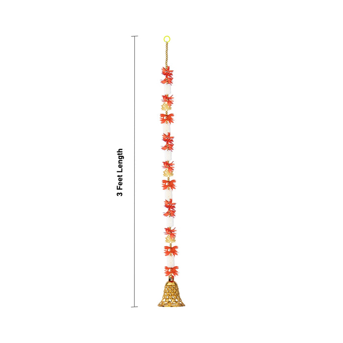 Side Thoran - 3 Feet | 2 Pcs / Hanging Decor / Fancy Ladi / Decorative Thoranam for Festivals