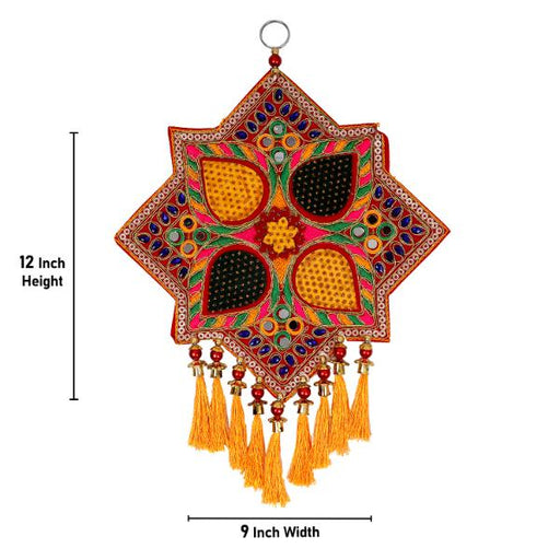 Wall Hanging - 12 Inch | Decorative Door Hanging/ Wall Decor for Living Room/ Assorted Design - Wall Hanging
