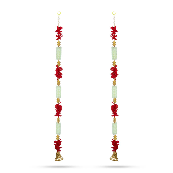 Side Toran - 3 Feet | 2 Pcs / Decorative Hanging / Elegant Bandhawar for Entrance Decor