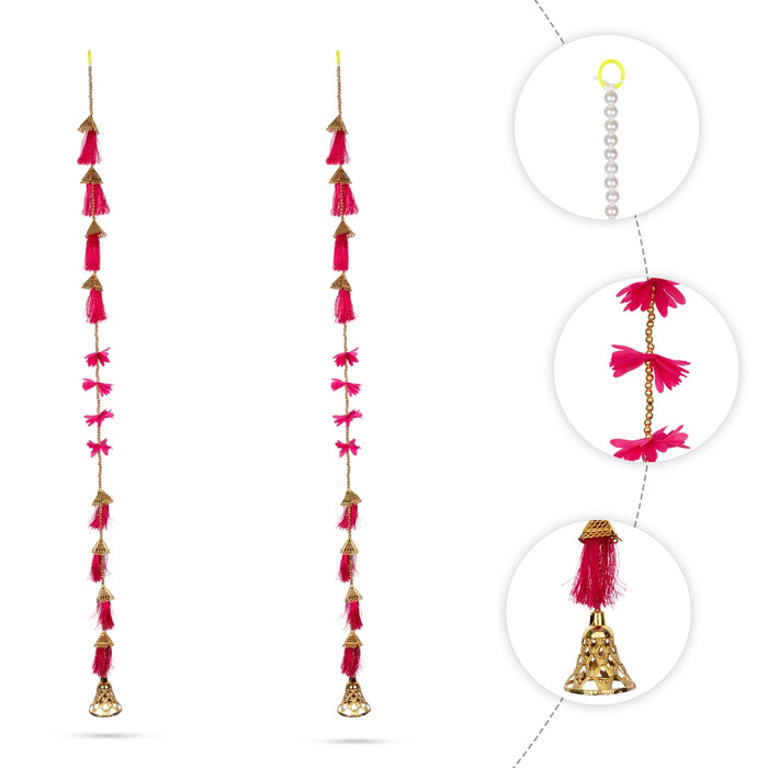 Side Toran Pair - 3 Feet | 2 Pcs / Side Thoran/ Thoranam/ Artificial Toran for Door Decor