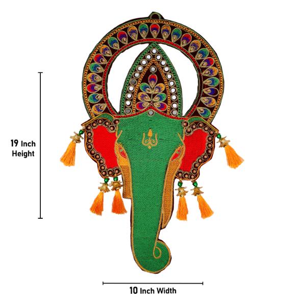 Wall Hanging - 19 x 10 Inch | Decorative Door Hanging/ Wall Decor for Living Room/ Assorted Design - Wall Hanging