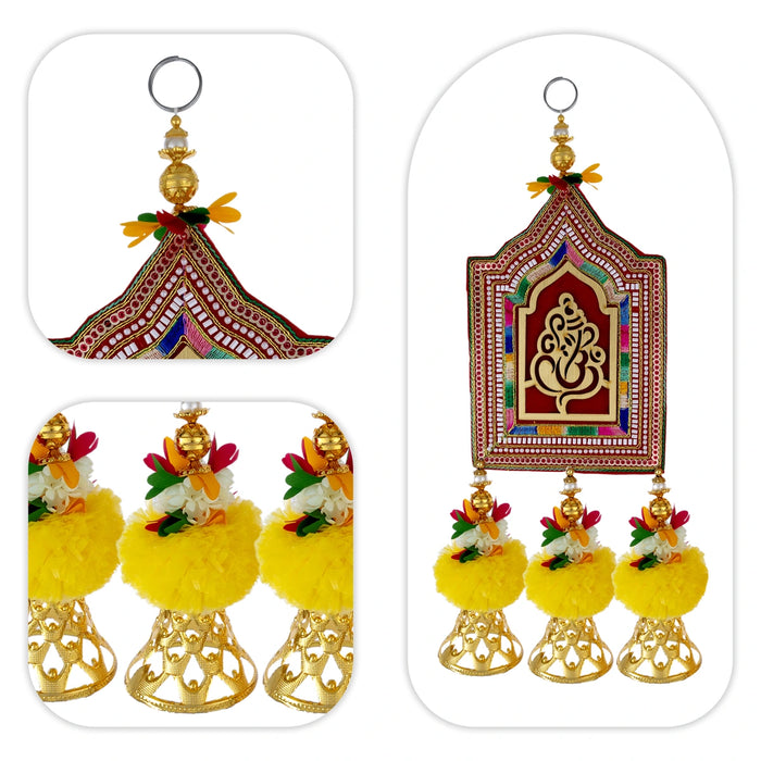 Wall Hanging Decor - 16 Inches | 2 Pcs / Traditional Decorative Ornament for Home, Office & Spiritual Spaces