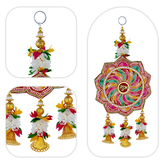 Decorative Wall Hanging - 12 Inches | 2 Pcs / Stylish Home Decor for Living Room, Hallway & Pooja Room