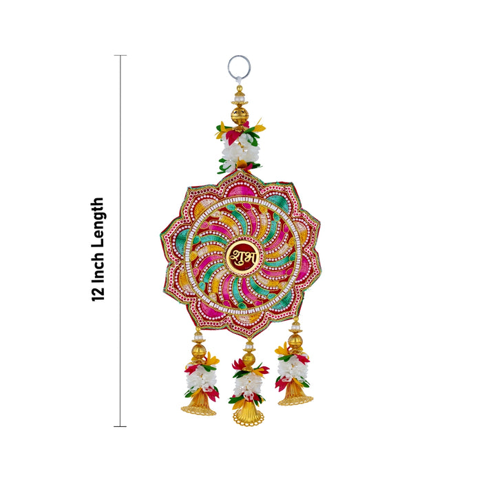 Decorative Wall Hanging - 12 Inches | 2 Pcs / Stylish Home Decor for Living Room, Hallway & Pooja Room