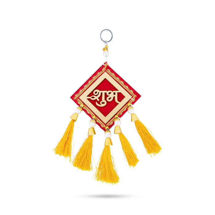 Wall Hanging - 7 Inches | 2 Pcs / Elegant Decorative Hanger for Home, Pooja Room & Festive Decor