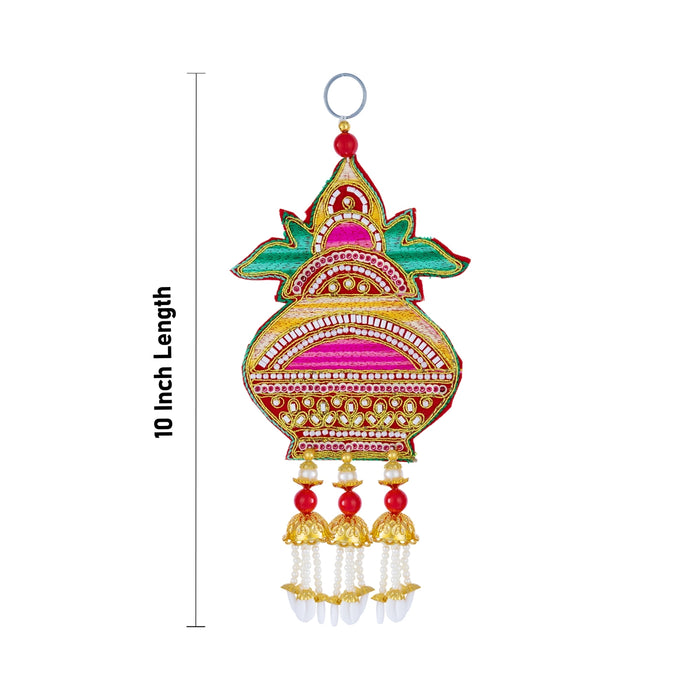 Wall Hanging Decor - 10 Inches | 2 Pcs / Wall Hanger/ Wall Decoration for Living Room & Pooja Space