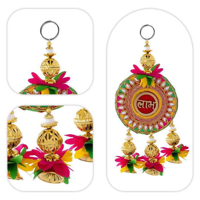 Wall Hanging - 9 Inches | 2 Pcs / Home Decor / Elegant Decorative Piece for Walls, Entrances & Interior Styling