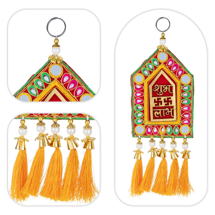 Decorative Wall Hanging - 10 Inches | 2 Pcs / Artistic Decorative Piece for Interior Decoration & Gifting Purpose