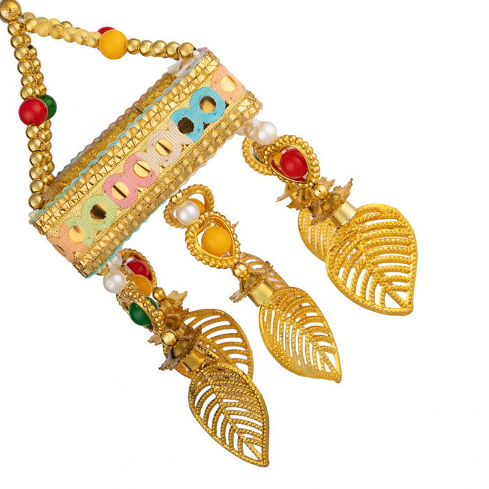 Jhumar Wall Hanging - 7 Inches | Decorative Hanging / Elegant Accent for Weddings, Festivals & Interior Styling