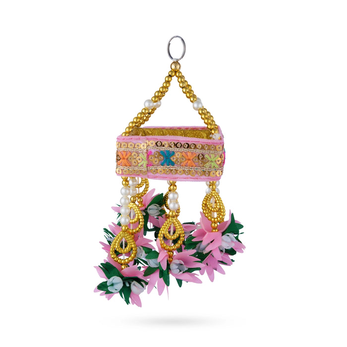 Traditional Jhumar - 7 Inches | Decorative Wall Hanging / Elegant Decor for Festivals & Special Occasions