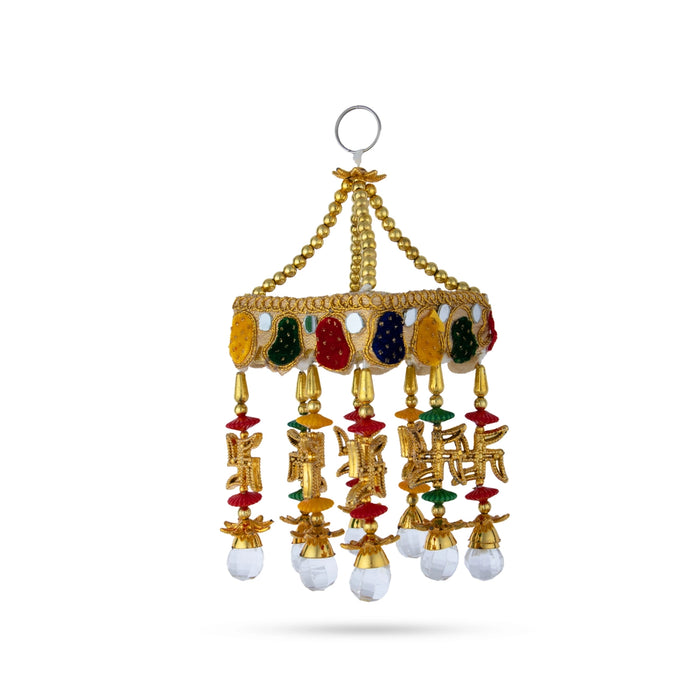 Decorative Jhumar - 7 Inches | Traditional Wall Hanging / Festive Jhoomar for Home Decoration