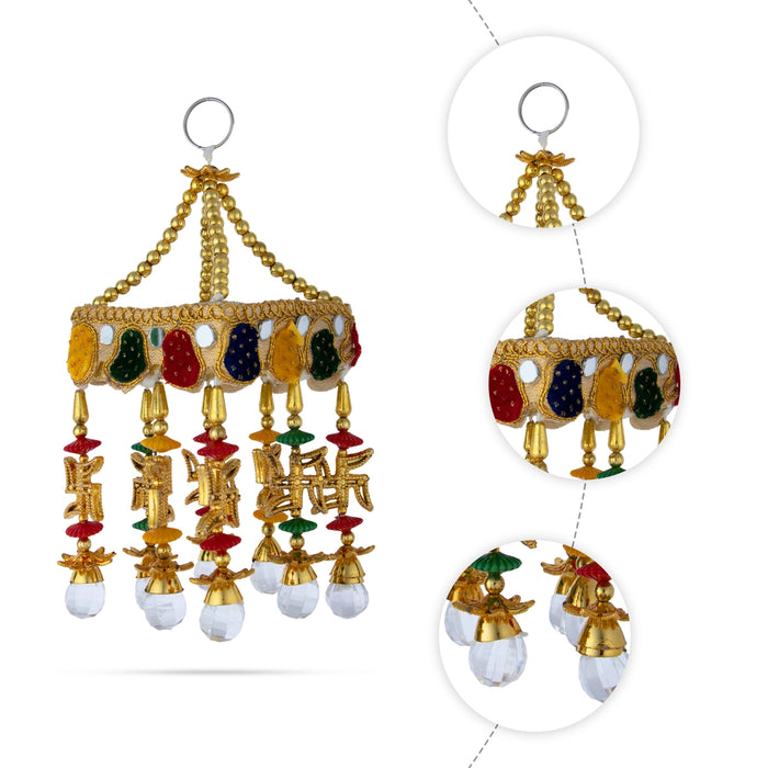 Decorative Jhumar - 7 Inches | Traditional Wall Hanging / Festive Jhoomar for Home Decoration