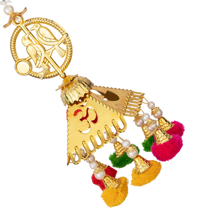 Decorative Jhoomar - 5 Inches | Elegant Wall Hanging / Traditional Home Decor for Special Occasions