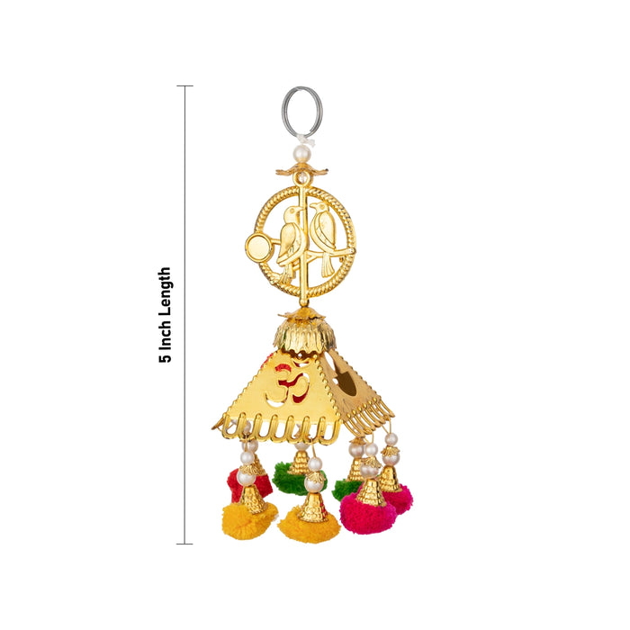 Decorative Jhoomar - 5 Inches | Elegant Wall Hanging / Traditional Home Decor for Special Occasions