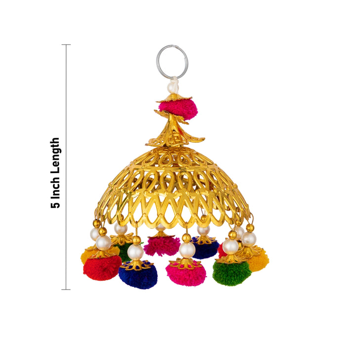 Jhumar Hanging - 5 Inches | Decorative Jhoomar / Wall Accent for Home, Temple & Celebrations