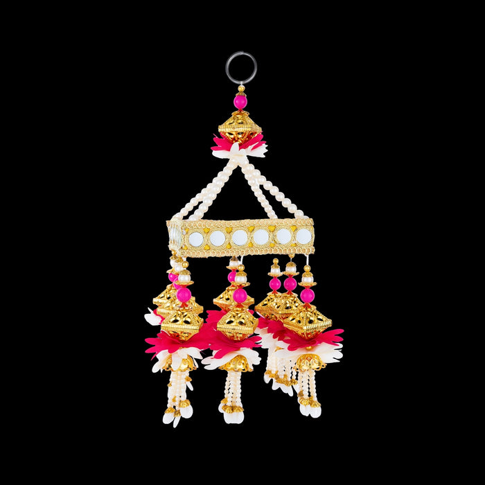 Designer Jhumar - 11 Inches | Wall Hanging/ Decorative Beads Jhoomar/ Jumar For Home Entrance & Interior Decor