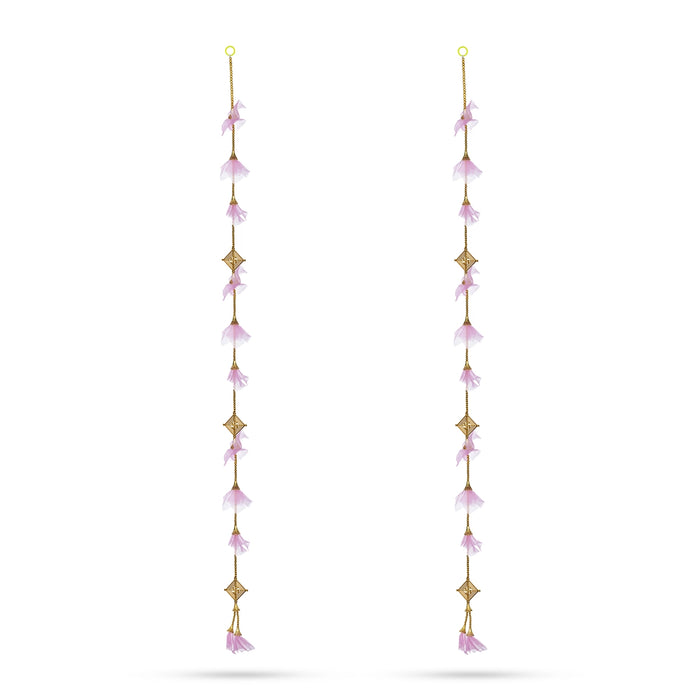 Side Toran - 5 Feet | 2 Pcs / Bandhawar / Thoranam / Artificial Flower Toran for Home Decor