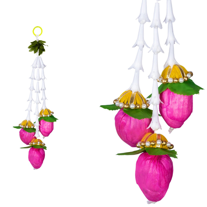 Lotus Design Toran - 1 Feet | Thoran/ Bandanwar/ Door Hanging Toran For Home Entrance