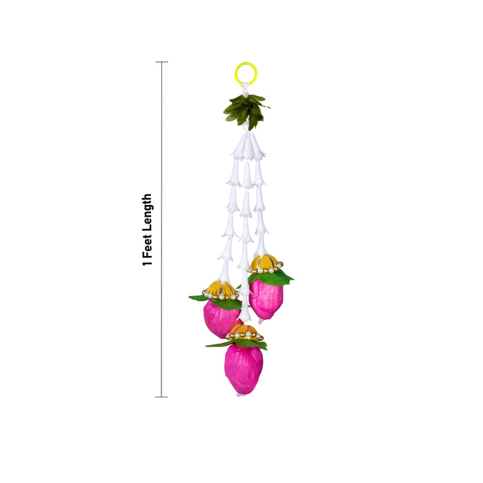Lotus Design Toran - 1 Feet | Thoran/ Bandanwar/ Door Hanging Toran For Home Entrance
