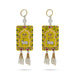 Decorative Hanging Pair - 6 X 2 Inches | Beads & Cow Design Wall Hanging/ Wall Hanger For Wall Decor - Wall Hanging