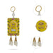 Decorative Hanging Pair - 6 X 2 Inches | Beads & Cow Design Wall Hanging/ Wall Hanger For Wall Decor - Wall Hanging